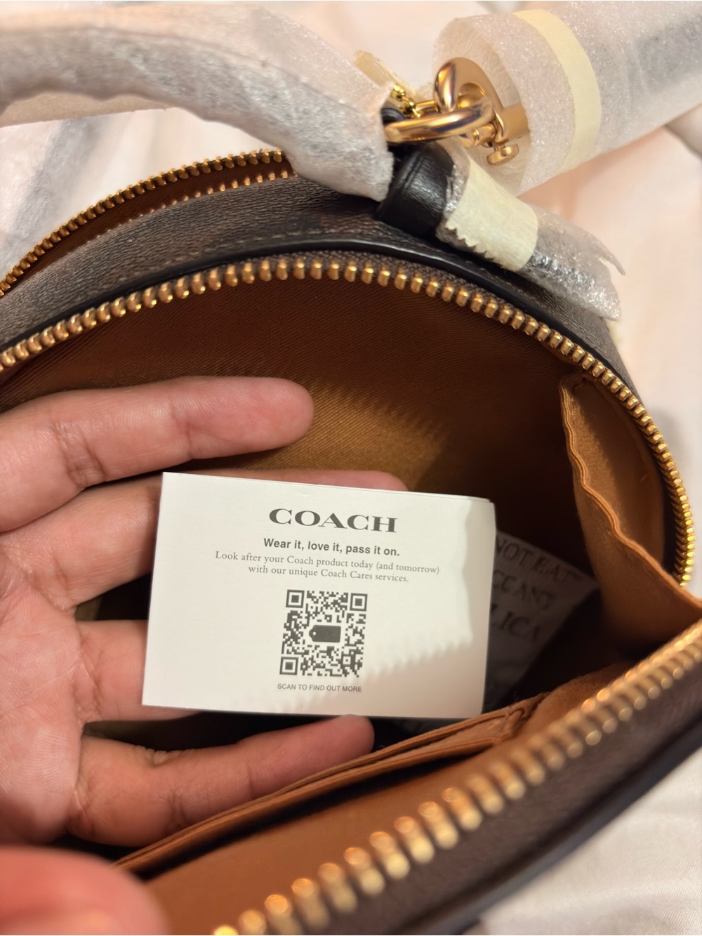 Coach Crossbody Bag Signature Canvas - Picture 3 of 14